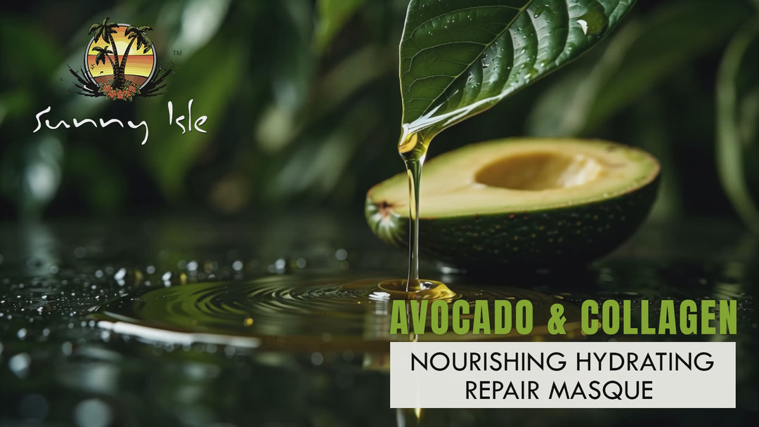 Sunny Isle Avocado & Collagen Nourishing Hydrating Repair Masque 16oz
