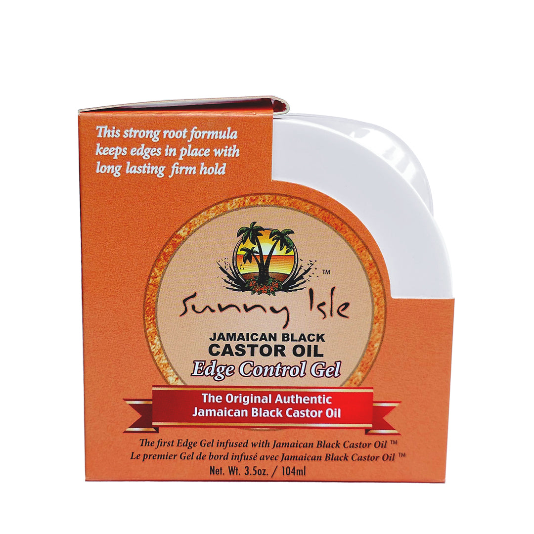 Sunny Isle Jamaican Black Castor Oil Edge Hair Gel 3.5oz front