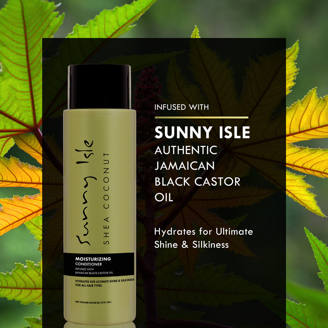 Sunny Isle Shea Coconut Moisturizing Shampoo & Conditioner 12oz Bundle