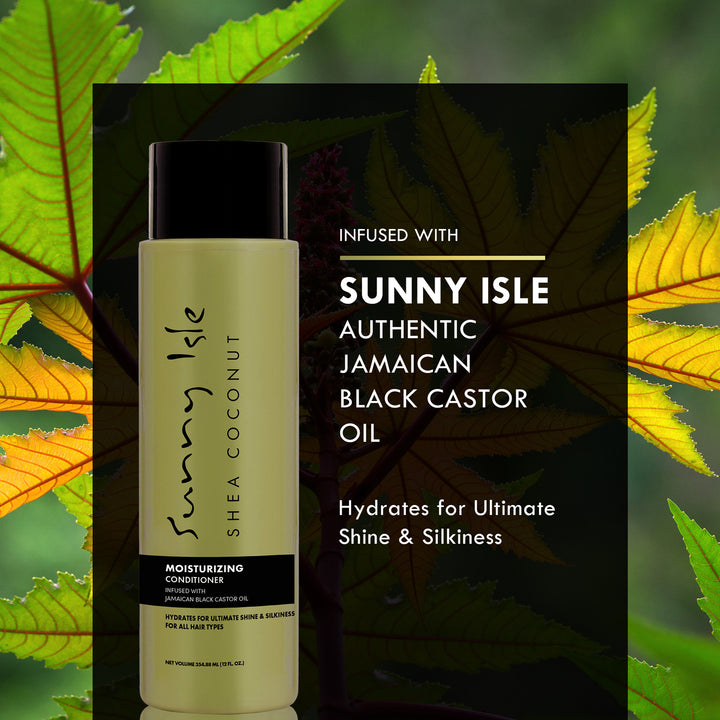 Sunny Isle Shea Coconut Moisturizing Shampoo & Conditioner 12oz Bundle