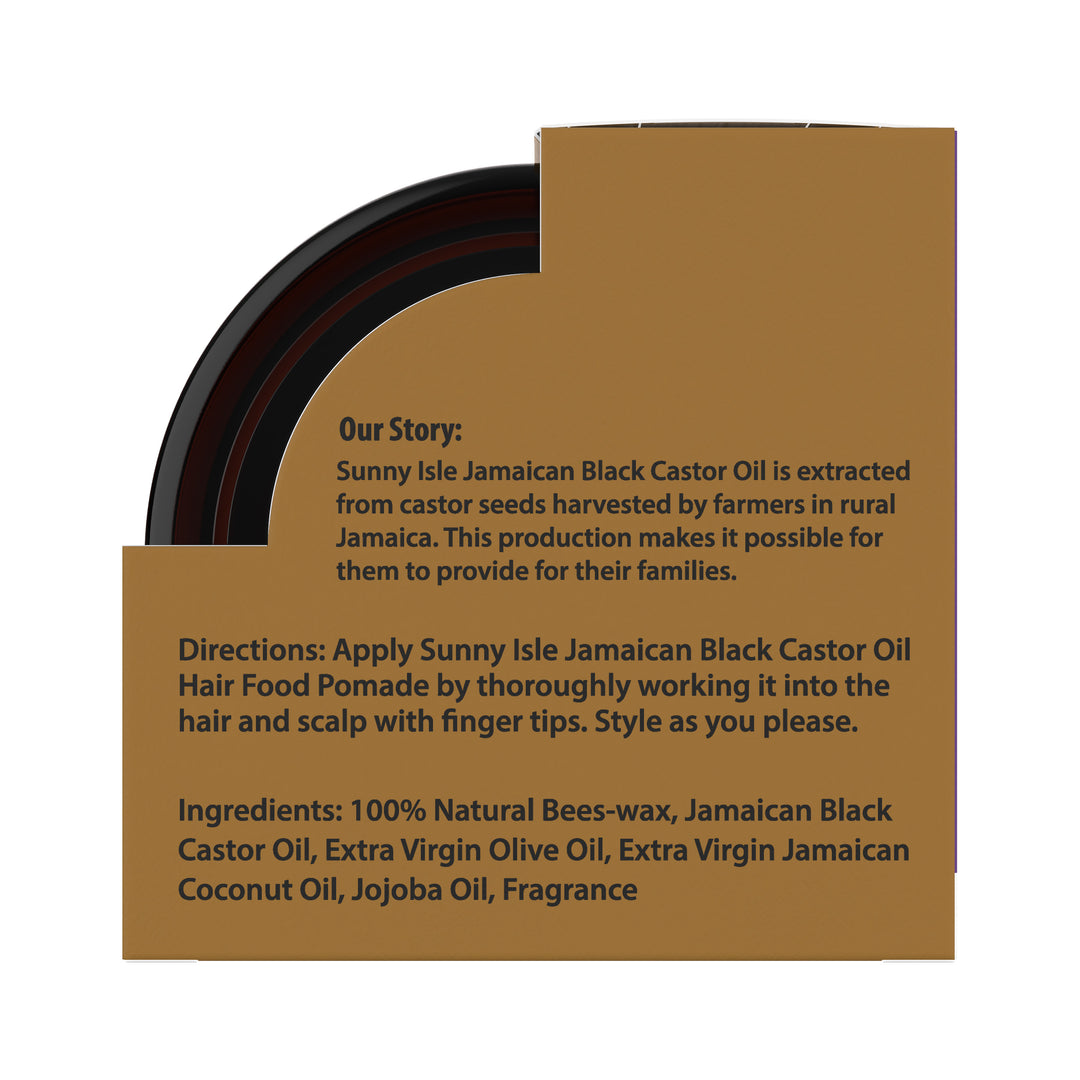 Sunny Isle Extra Dark Jamaican Black Castor Oil Hair Food Pomade