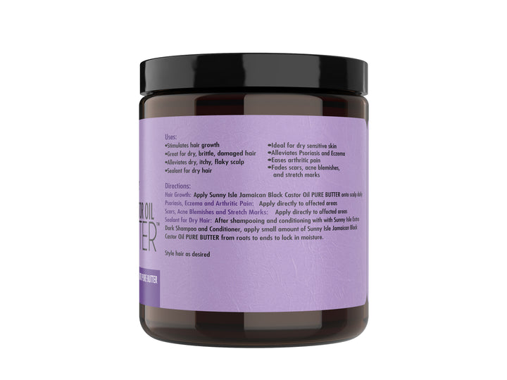 Sunny Isle LAVENDER Jamaican Black Castor Oil PURE BUTTER 8oz