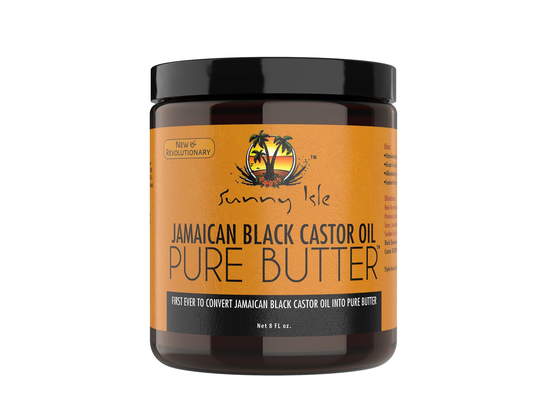 Sunny Isle Jamaican Black Castor Oil PURE BUTTER 8oz Sunny Isle Jamaican Black Castor Oil PURE BUTTER 8oz
