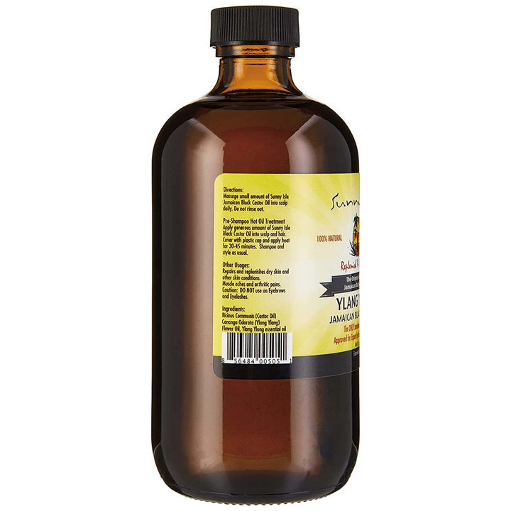 Sunny Isle Ylang Ylang Jamaican Black Castor Oil 8oz left