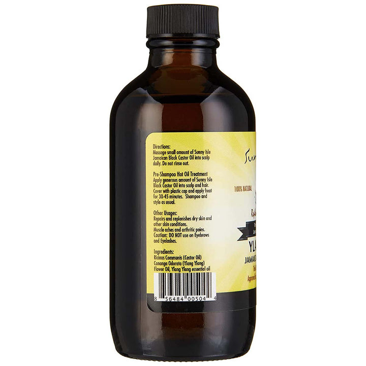 Sunny Isle Ylang Ylang Jamaican Black Castor Oil 4oz left