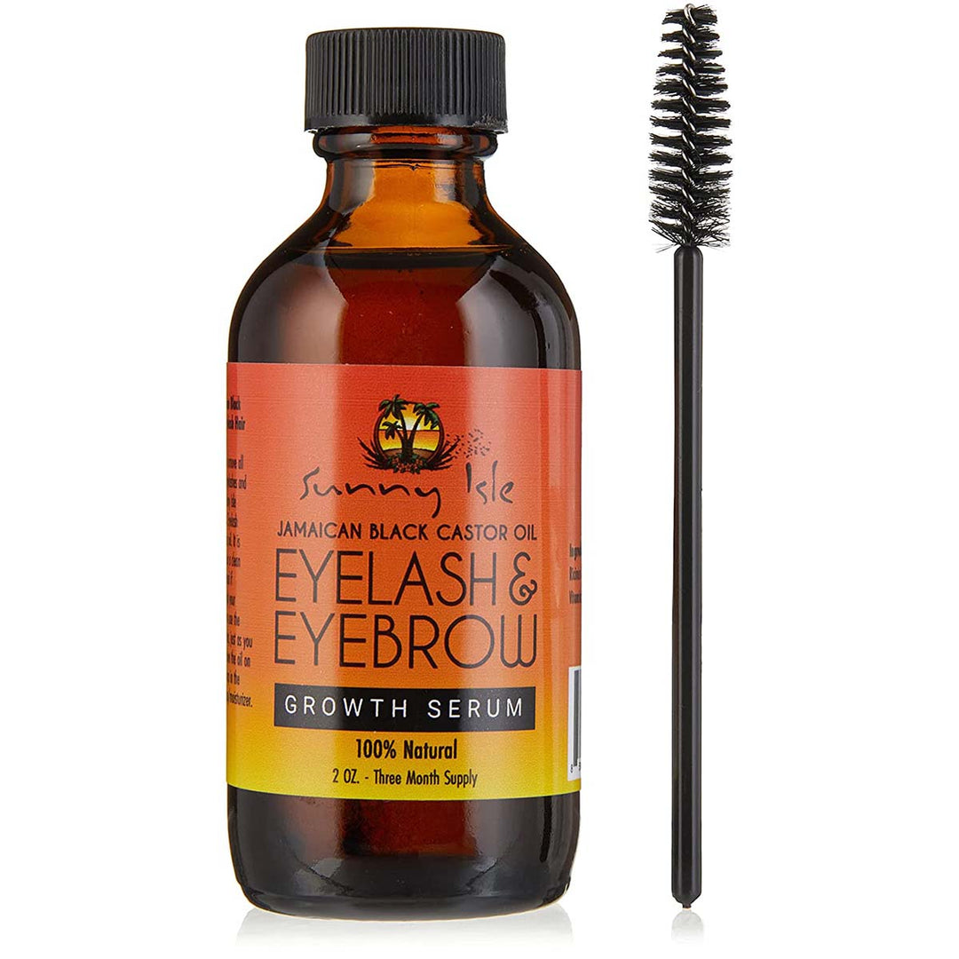SUNNY ISLE Jamaican Black Castor Oil Eyelash & Eyebrow Growth Serum (2oz) SUNNY ISLE Jamaican Black Castor Oil Eyelash & Eyebrow Growth Serum (2oz)